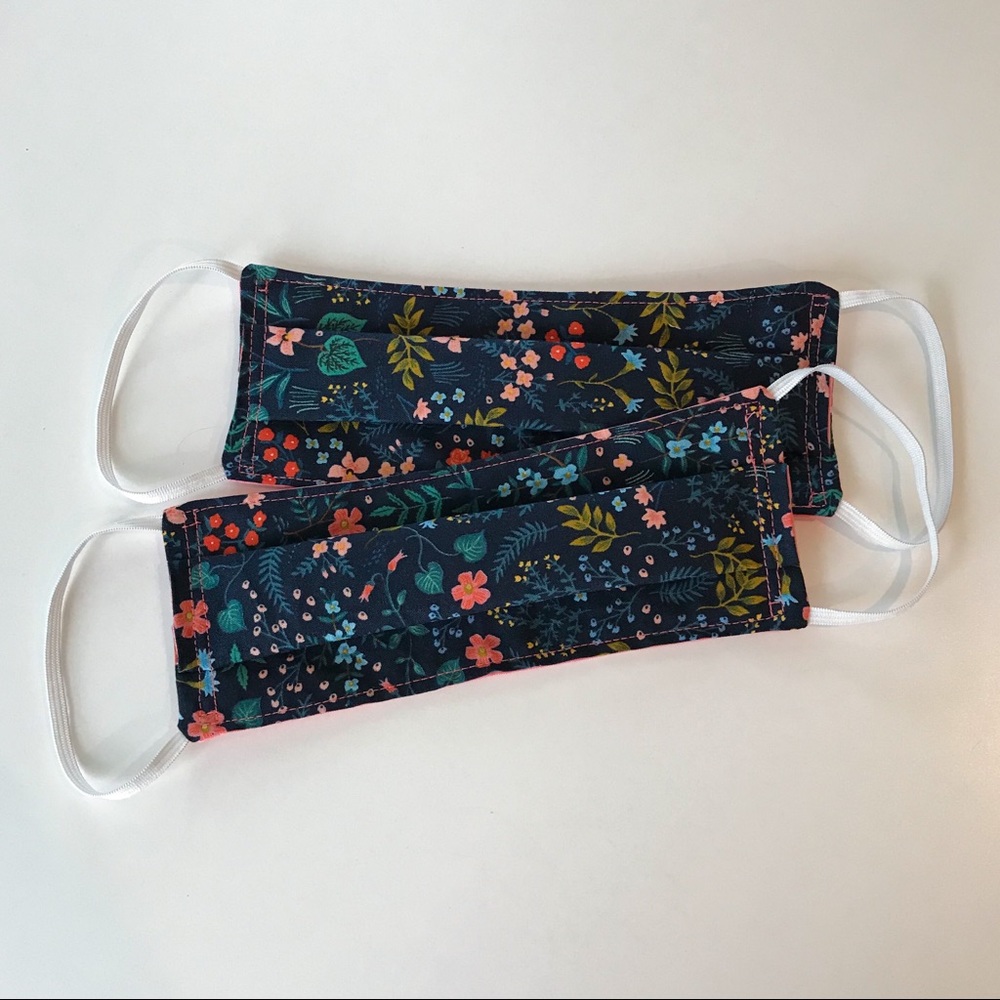 Handmade fabric face mask